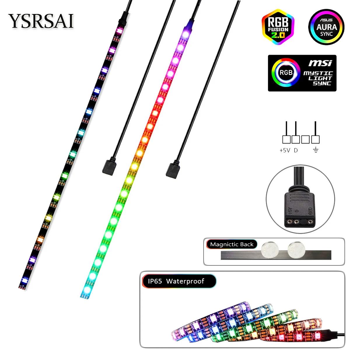 ׳ƽ RGB LED Ʈ Ʈ, 5V ּ   ws2812b Ʈ, PC ̽  3  , ASUS Aura SYNC Ʈ